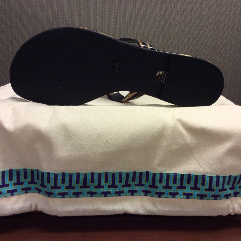 Tory Burch Leopard Print Thong Sandals 7.5 - Picture 5 of 5